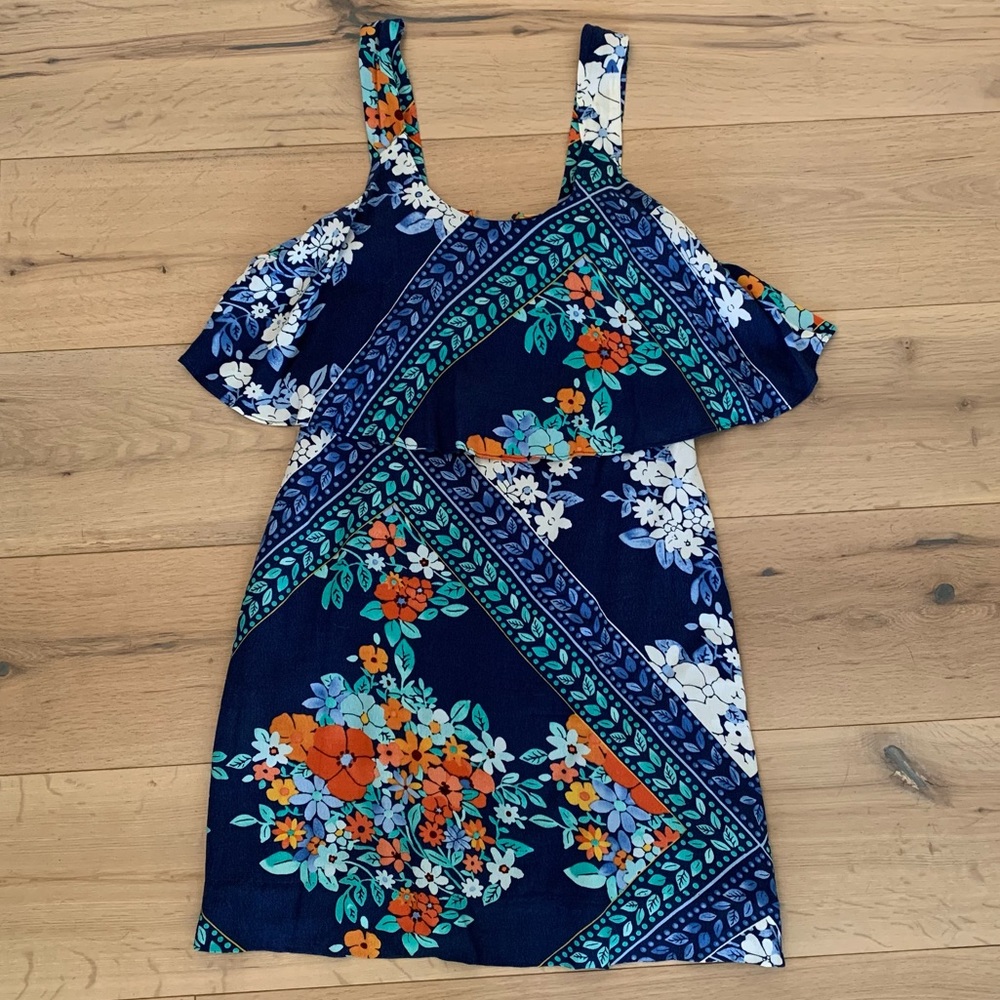 Anthropologie Maeve ‘Tisana’ Floral Flutter Mini Dress (Size 2)